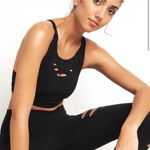 ALO Yoga Ripped Warrior Bra